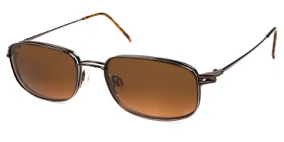 Flexon Flx 810mag-set With Clip-on Men's Glasses, Brown, Size 51