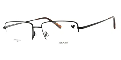 Flexon H6073 002 Occhiali Da Vista Per Uomo (solo Montatura) In Black