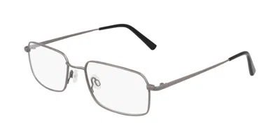 Flexon H6074 Men's Glasses, Gunmetal, Size 52 In Gray