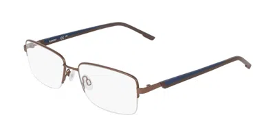 Flexon H6084 202 Occhiali Da Vista Marroni Per Uomo (solo Montatura)