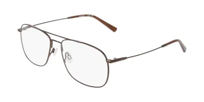 Flexon H6091 Men's Glasses, Brown, Size 57