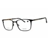Flexon Men's Black Rectangular Eyeglass Frames E1159