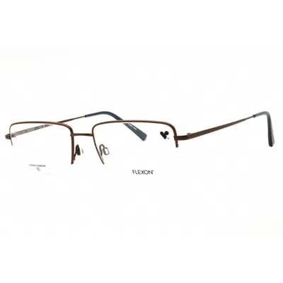 Flexon Men's Black Rectangular Eyeglass Frames H6073
