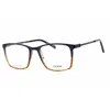 Flexon Men's Multi-color Rectangular Eyeglass Frames Ep8011