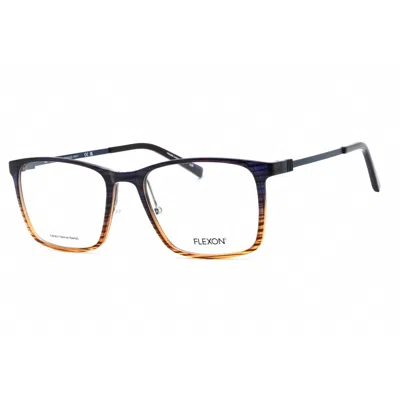 Flexon Men's Multi-color Rectangular Eyeglass Frames Ep8011