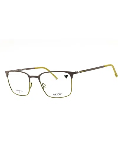 Flexon Men's Rectangular Eyeglasses In Black