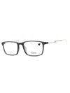 Flexon Men's Rectangular Eyeglasses With Demo Lens In Gray