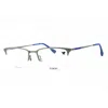 Flexon Men's Silver Tone Rectangular Eyeglass Frames E1130