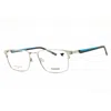 Flexon Sleek Rectangular Eyeglasses For Men In Silver