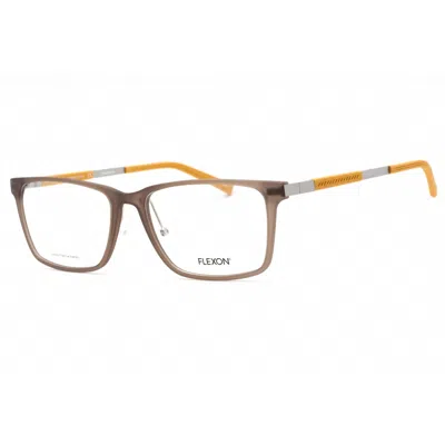 Flexon Men's Transparent Rectangular Eyeglass Frames Ep8005