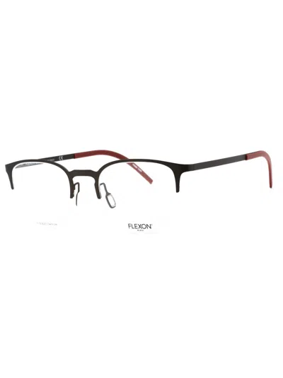 Flexon Modern Round Men's Eyeglasses -  B2035 In Black