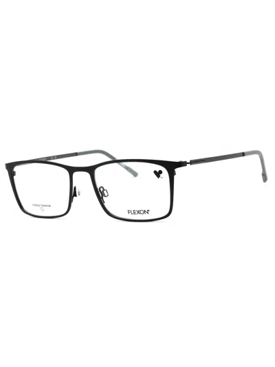 Flexon Premium Rectangular Eyeglasses For Men In Black