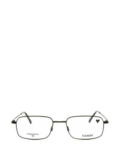 Flexon Rectangle-frame Glasses In Black