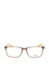 Flexon Rectangle-frame Glasses In Brown