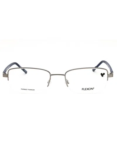 Flexon Rectangular Eyeglasses For Men -  H6079n In Black