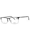 Flexon Rectangular Metal Eyeglasses For Men In Black