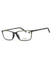 Flexon Sleek Rectangular Men's Eyeglasses In Black
