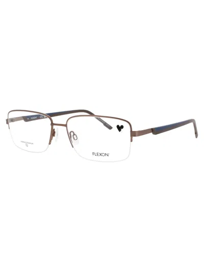 Flexon Unisex Premium Metal Eyeglasses - H6084 In Purple