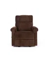 Flexsteel 34" Clint Gliding Recliner In Brown