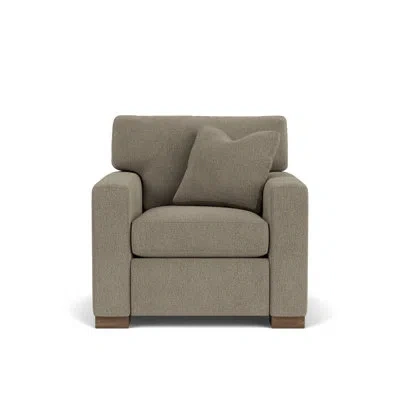 Flexsteel 37" W Armchair In Dove 100% Polyester