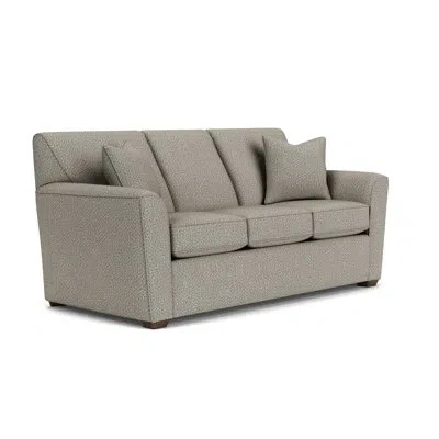 Flexsteel 78" Flared Arm Sofa In Gray Polypropylene,olefin