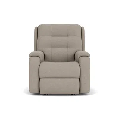 Flexsteel Asher Power Rocking Recliner In Beige