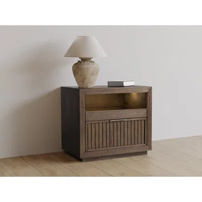 Flexsteel Athens Open Nightstand In Brown