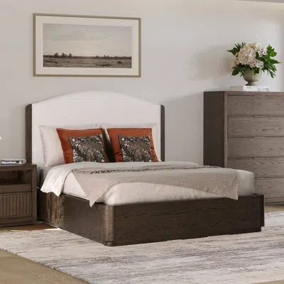 Flexsteel Athens Upholstered Bed In Brown