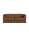 Flexsteel Austin 85" Chestnut Leather Power Reclining Sofa