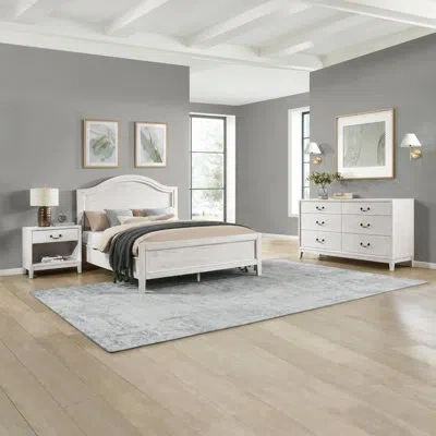 Flexsteel Bartlett 4pc Bedroom Set In White