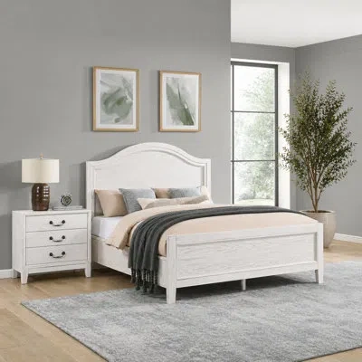 Flexsteel Bartlett 4pc Bedroom Set In White