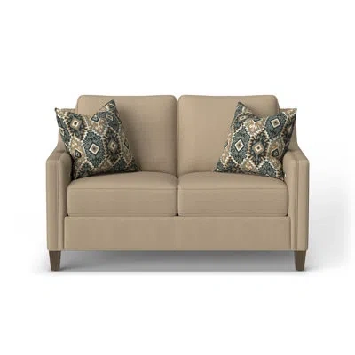 Flexsteel Caterina Power Inclining Loveseat In Tan
