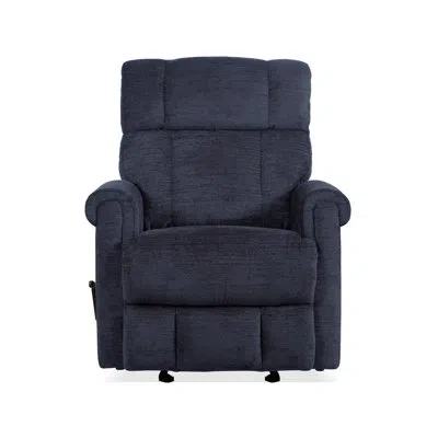 Flexsteel Clint Gliding Recliner In Blue