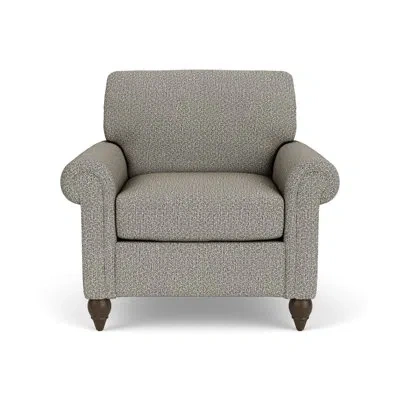 Flexsteel Cornesia 38" Armchair With Roll  Arm In Quarry Polypropylene