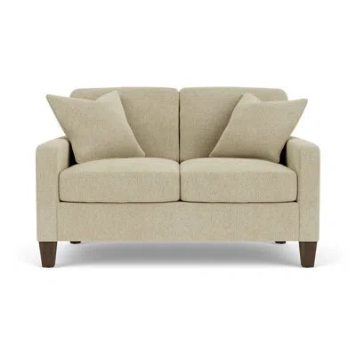 Flexsteel Cornesia 57'' Loveseat With Track Arm In Antique 100% Polyester