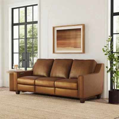 Flexsteel Finnegan Power Inclining Sofa In Brown