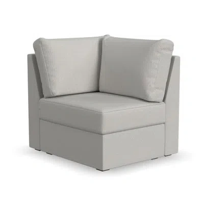 Flexsteel Flex Corner Chair In Frost Light Gray