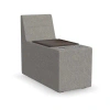 Flexsteel Flex Storage Smart Hub For Flex Sectional In Gray Polyester Blend