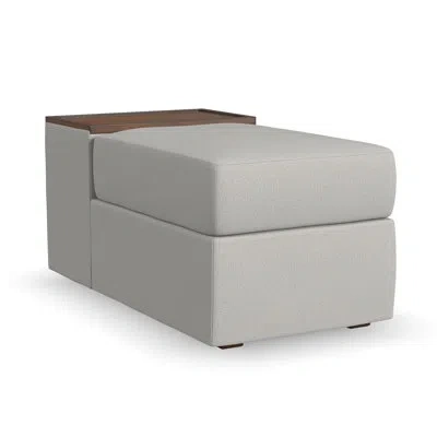 Flexsteel Flex Storage Smart Hub For Flex Sectional In Light Gray Polyester Blend