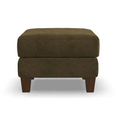 Flexsteel Gianna Ottoman In Green Polyester,no