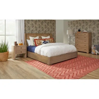 Flexsteel Haven 3 Piece Bedroom Set In Brown