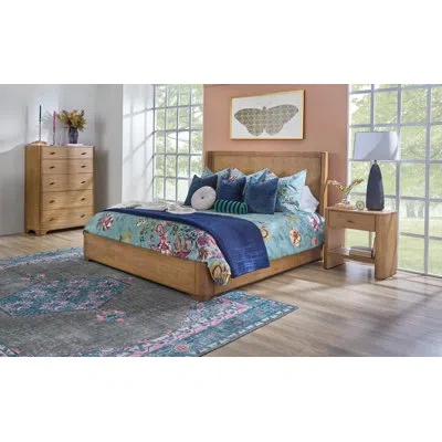 Flexsteel Haven 3 Piece Bedroom Set In Brown