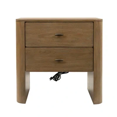 Flexsteel Haven Nightstand In Brown
