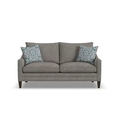 Flexsteel Helena Loveseat In Tweed Gray