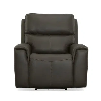 Flexsteel Jarvis Power Recliner With Power Headrest In Brown