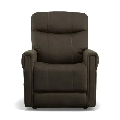 Flexsteel Jenkins Power Lift Recliner In Brown