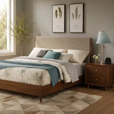 Flexsteel Ludwig 3pc Bedroom Set In Brown