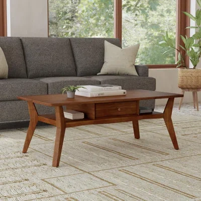 Flexsteel Ludwig Coffee Table In Medium Wood
