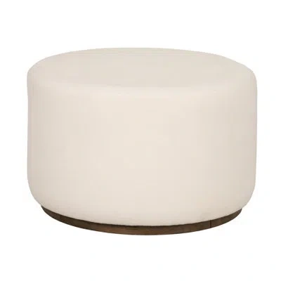Flexsteel Lyra Ottoman In Ivory