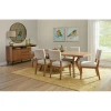 Flexsteel Millwork 7 Piece Rectangular Dining Set In Brown
